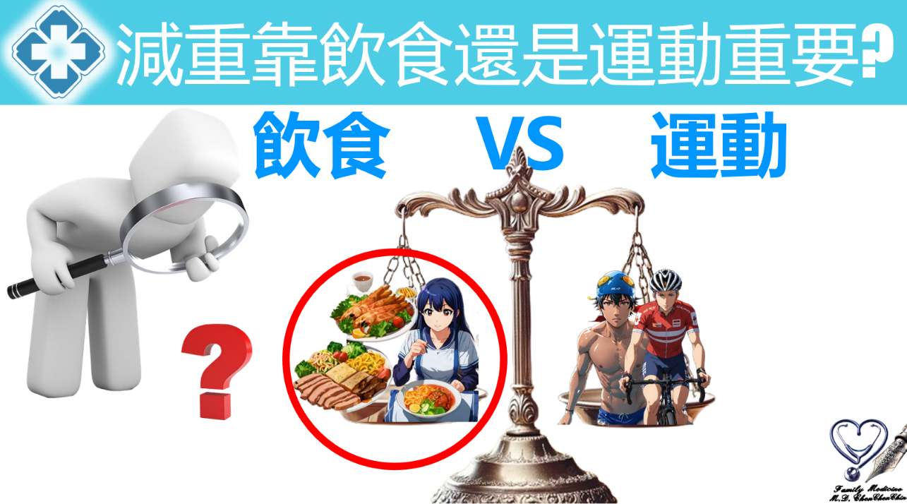 減重靠飲食還是運動重要?
