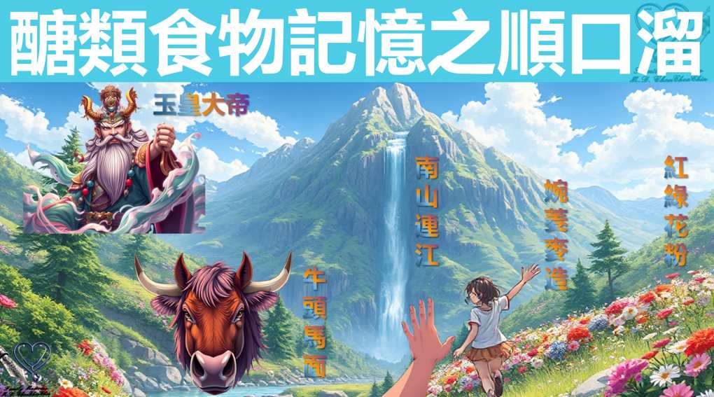 醣類食物記憶之順口溜